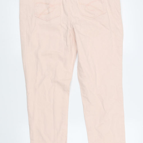 Chicos Womens Pink   Straight Jeans Size 10 L27 in