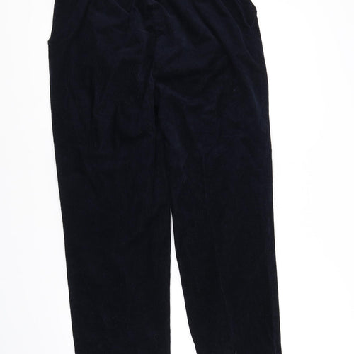 M&S Collection Womens Blue   Trousers  Size 12 L29 in