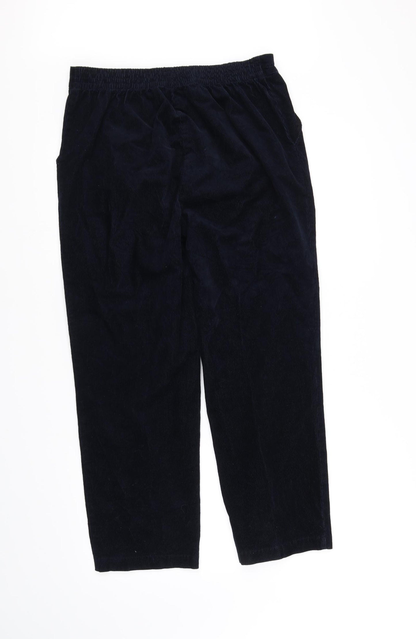 M&S Collection Womens Blue   Trousers  Size 12 L29 in