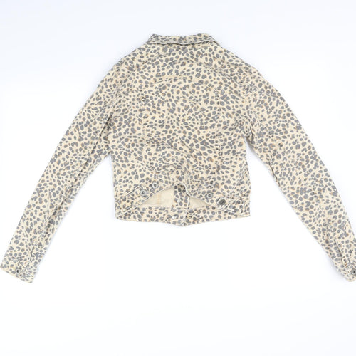 Divided Womens Yellow   Jacket  Size 4
