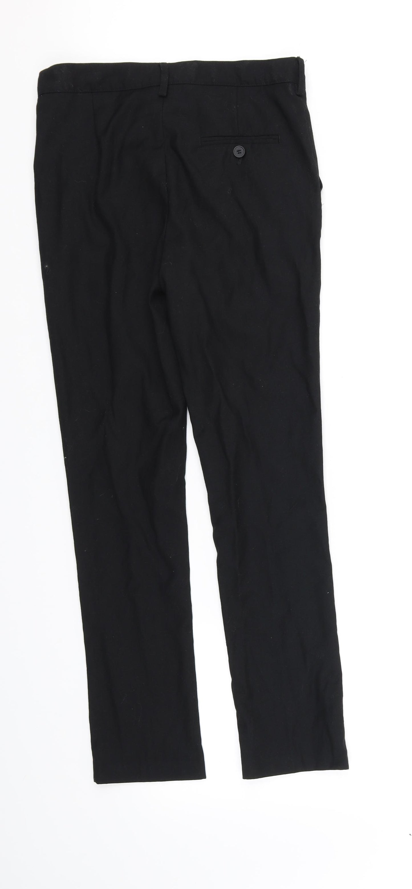 John Lewis Womens Black   Trousers  Size 12 L30 in