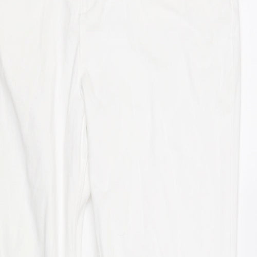 M&S Collection Womens White   Straight Jeans Size 20 L32 in