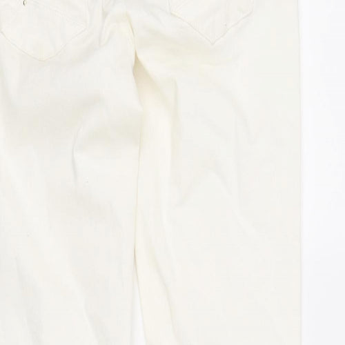 Promod Womens White   Straight Jeans Size 8 L28 in