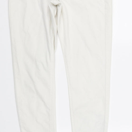 M&S Collection Womens White   Skinny Jeans Size 10 L31 in