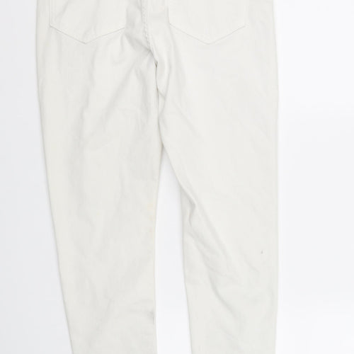 M&S Collection Womens White   Skinny Jeans Size 10 L31 in