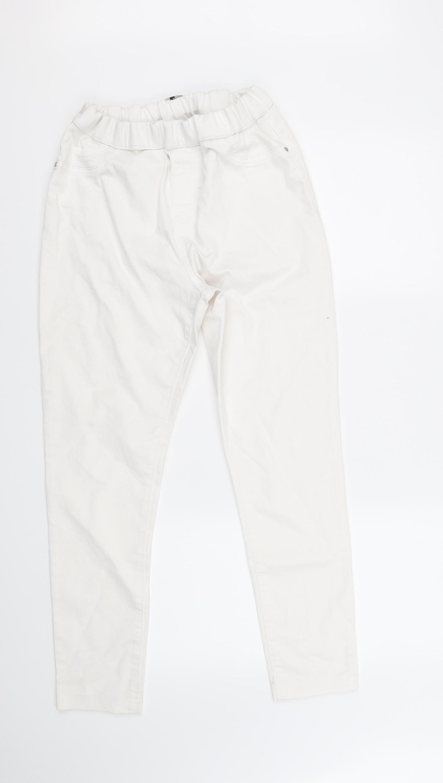 TU Womens White   Straight Jeans Size 12 L30 in