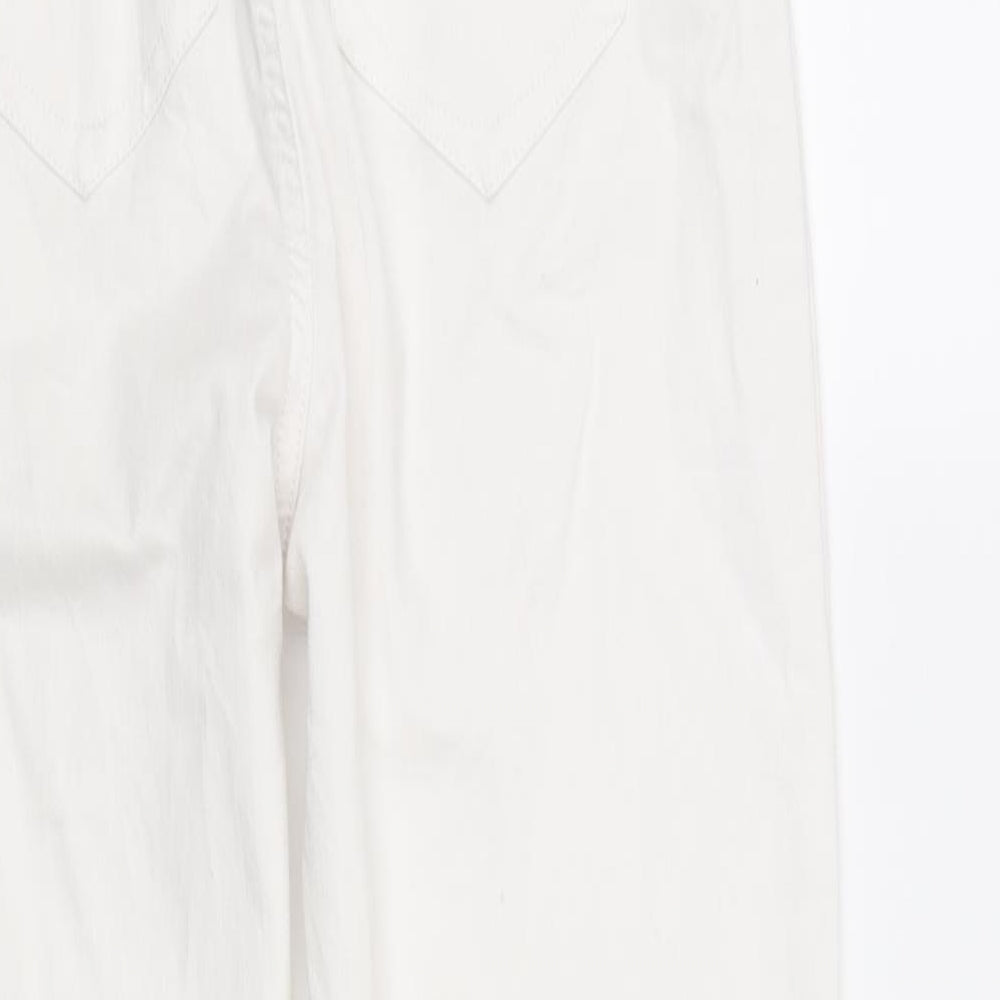 TU Womens White   Straight Jeans Size 12 L30 in