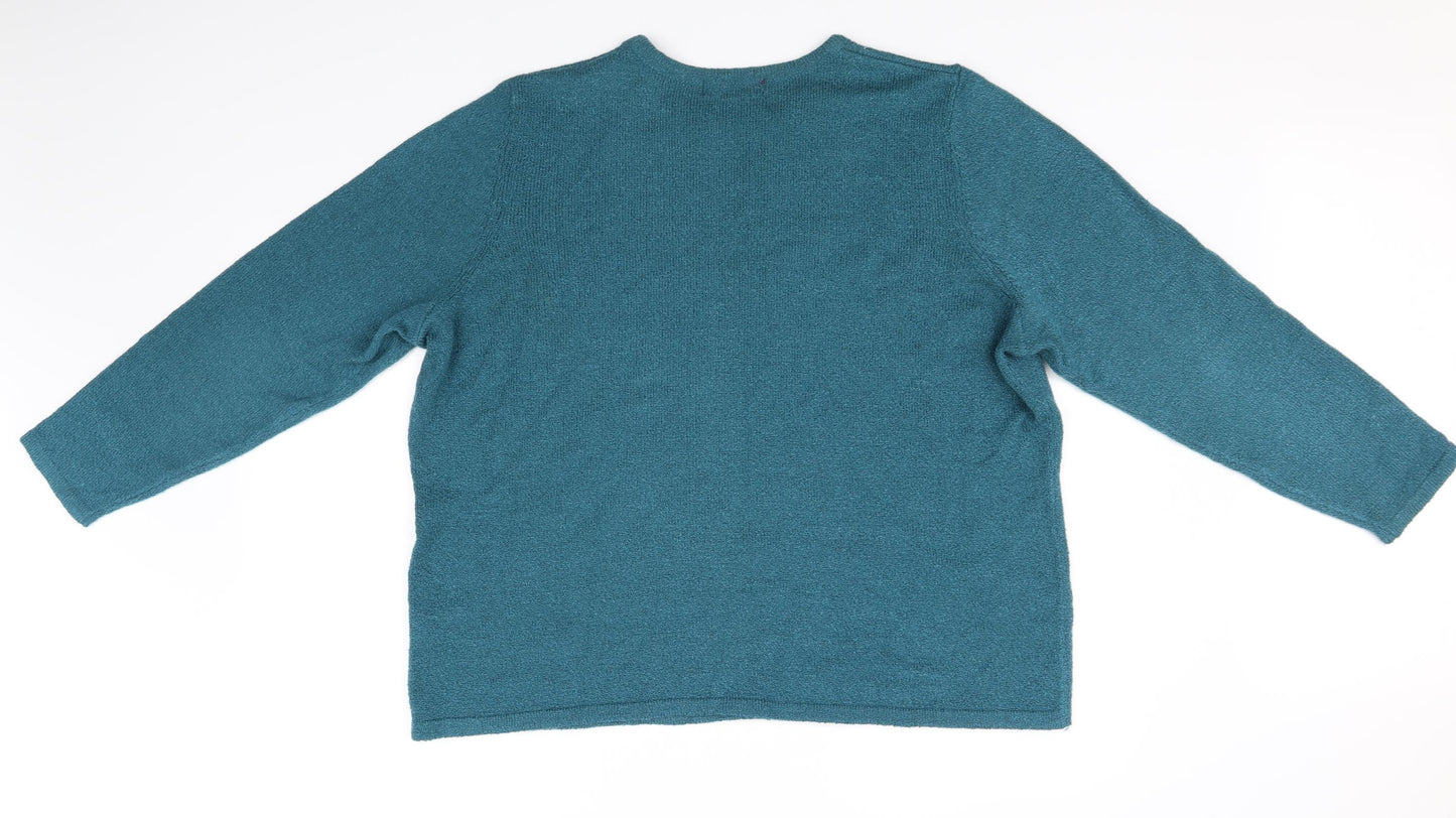 Preworn Womens Green   Pullover Jumper Size XL