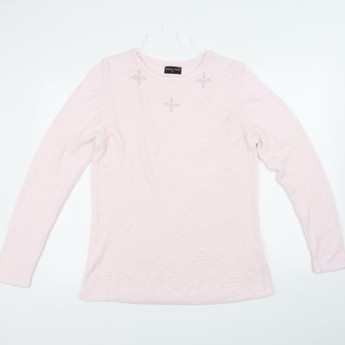 anna rose Womens Pink   Pullover Jumper Size XL