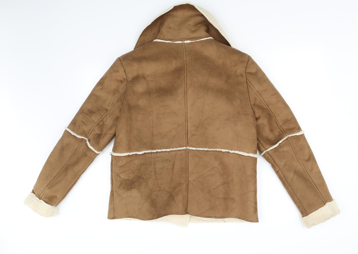 M&S Collection Womens Beige   Jacket Coat Size 14