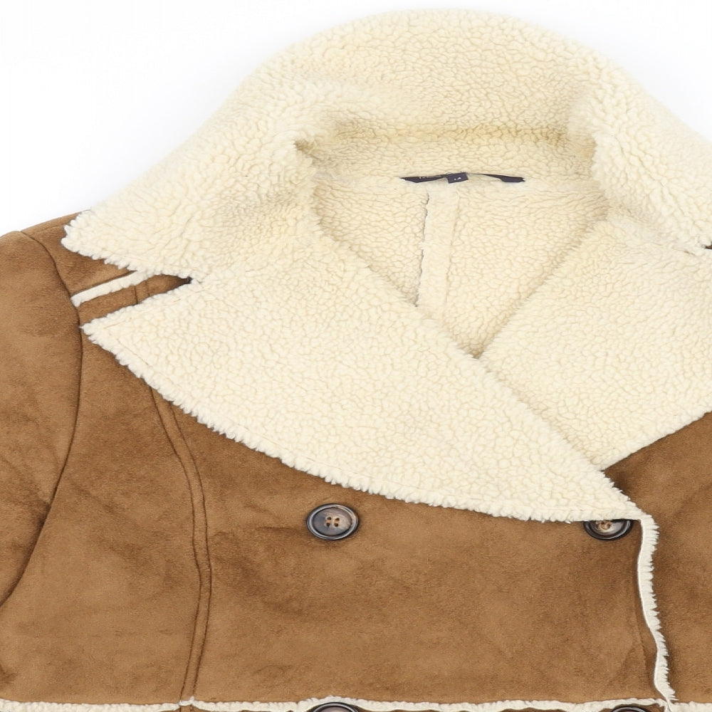 M&S Collection Womens Beige   Jacket Coat Size 14