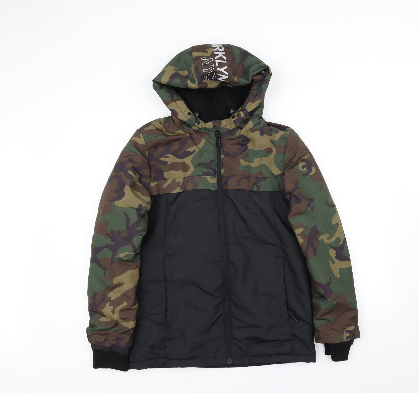 Primark Boys Black   Jacket  Size 13-14 Years