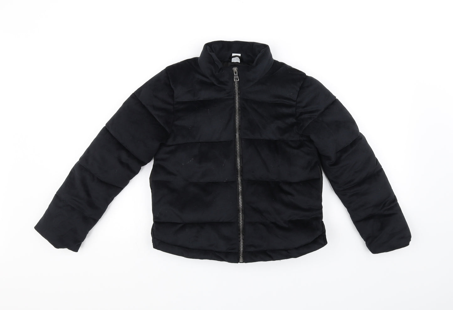 TU Girls Black   Jacket Coat Size 7-8 Years