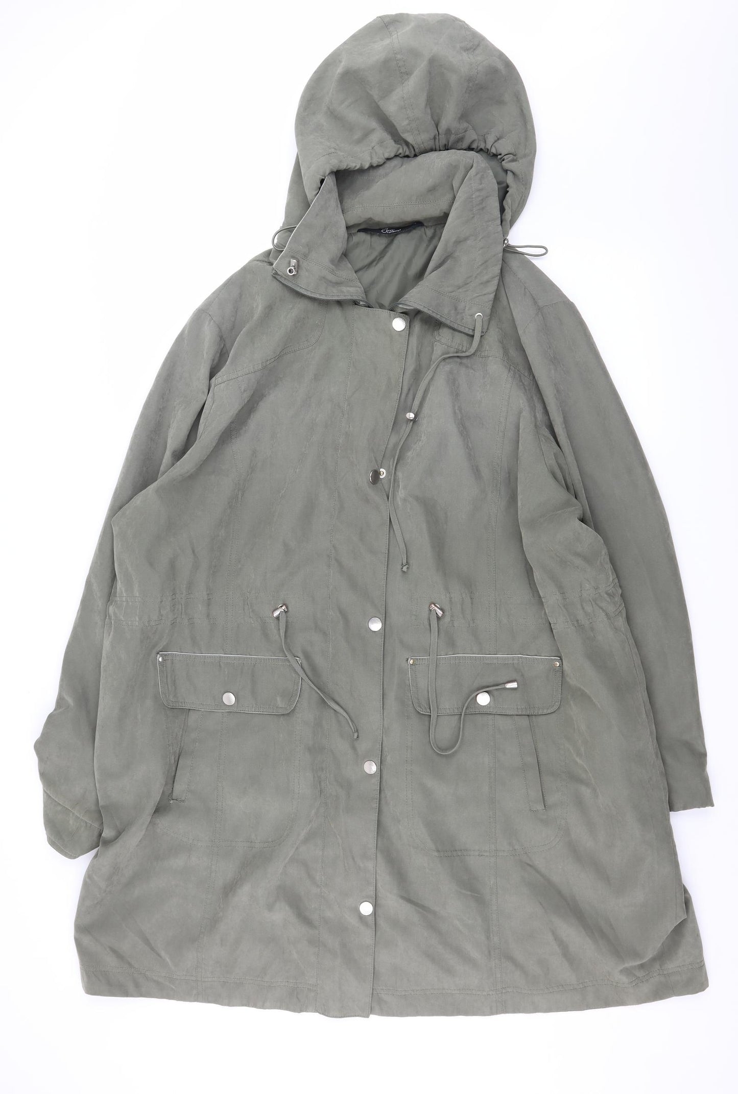 Bonmarché Womens Green   Parka Coat Size XL