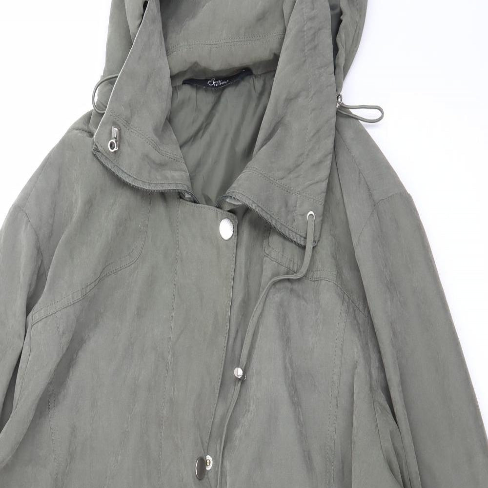 Bonmarché Womens Green   Parka Coat Size XL