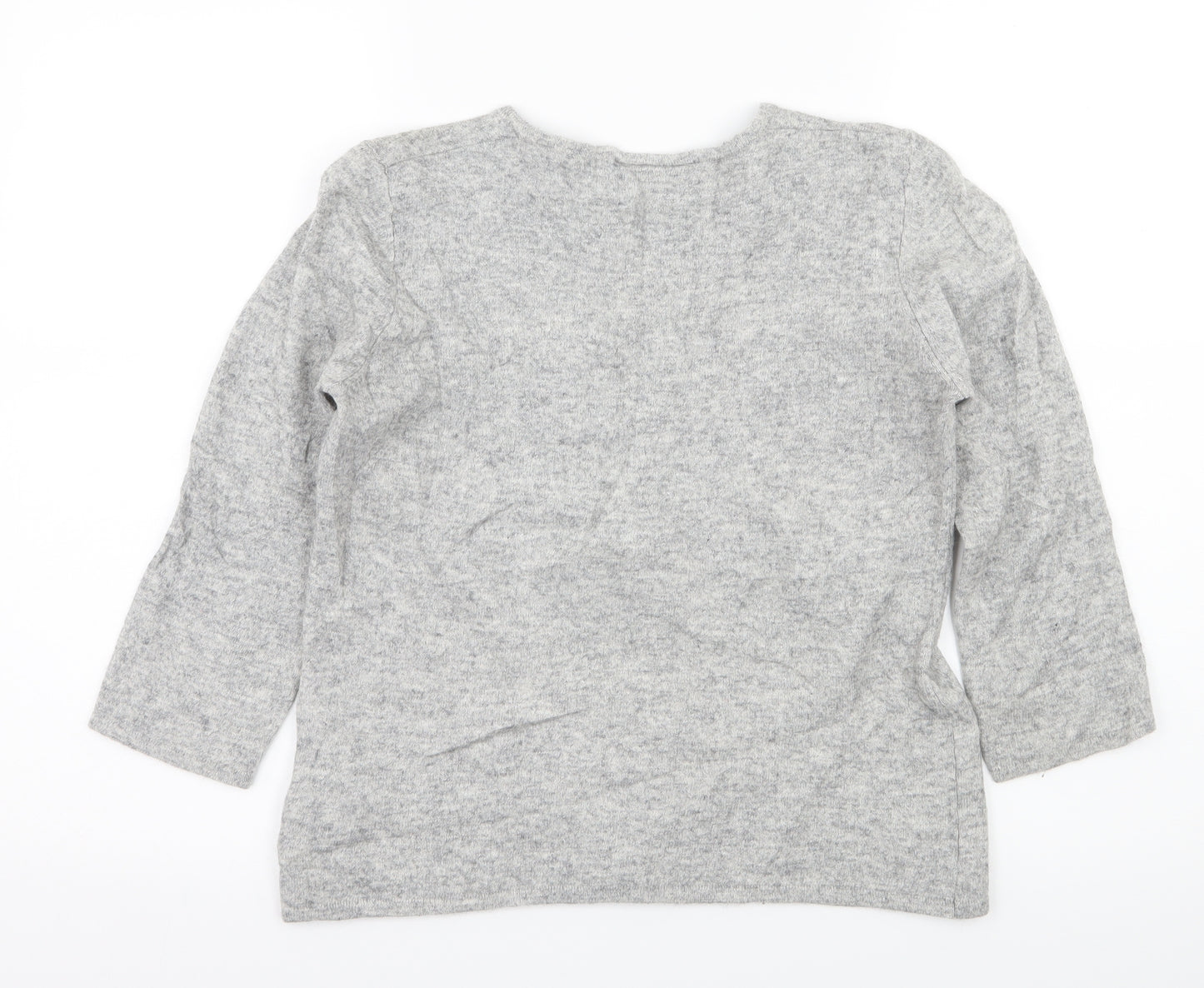 Alex & Co Womens Grey  Knit Pullover Jumper Size 8