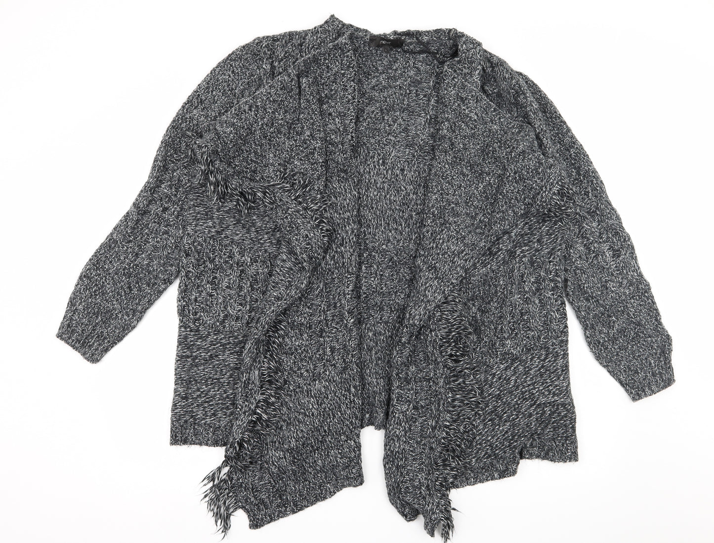 NEXT Womens Grey  Knit Cardigan Jumper Size L