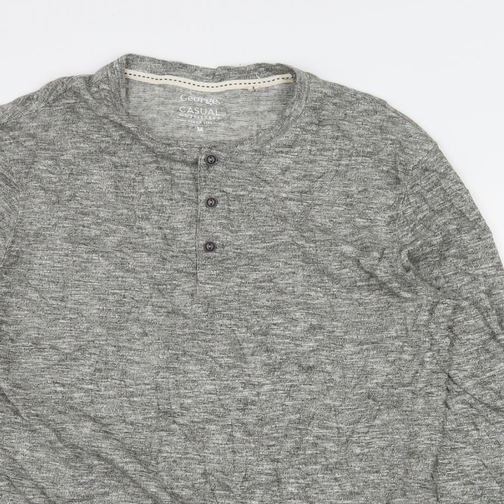 George Mens Grey  Jersey  T-Shirt Size M