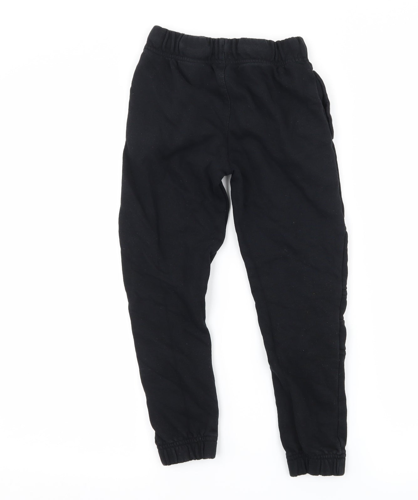 George Boys Black  Jersey Jogger Trousers Size 6-7 Years
