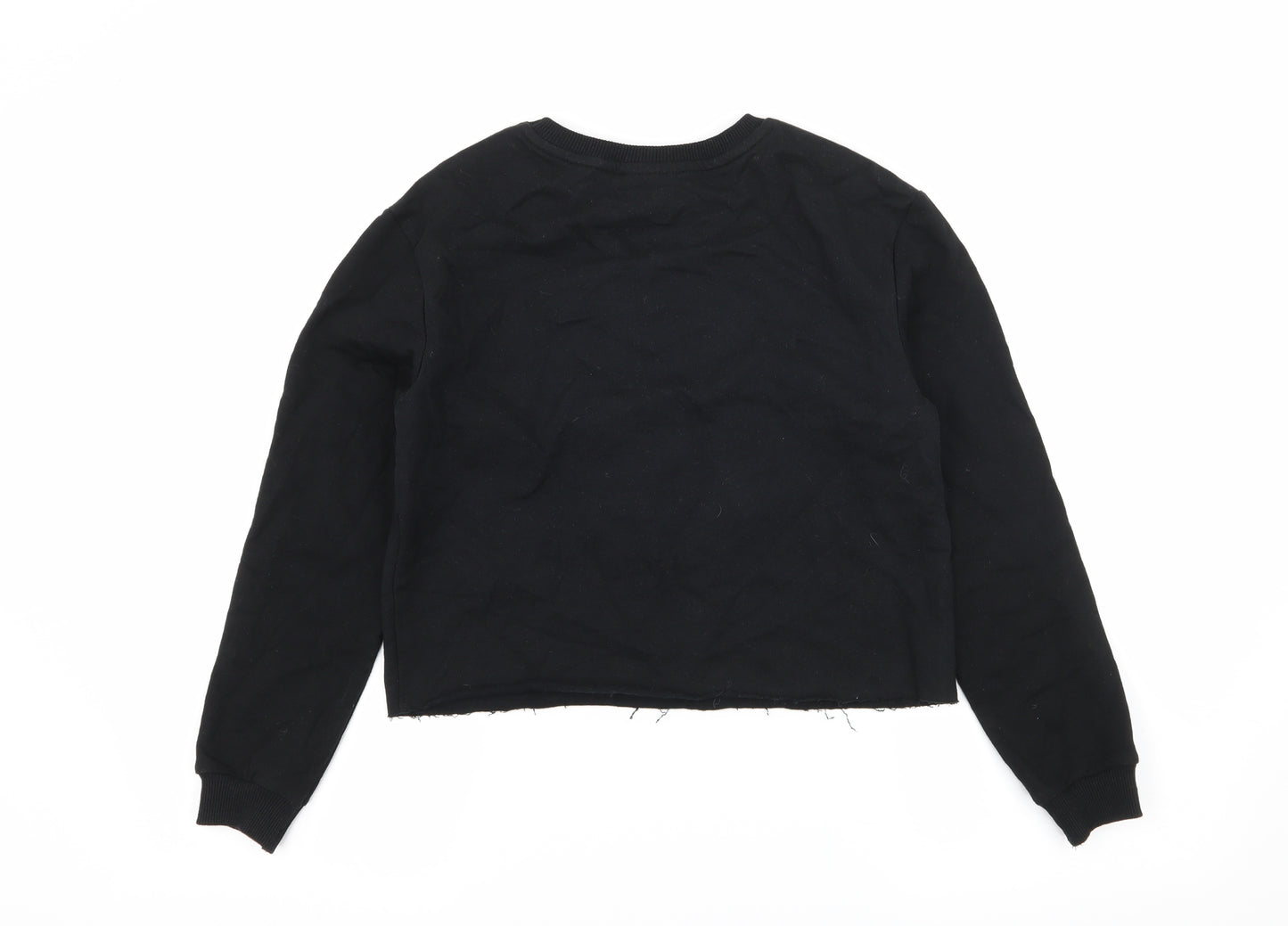 Primark Girls Black  Jersey Pullover Sweatshirt Size 10-11 Years  - Hogwarts