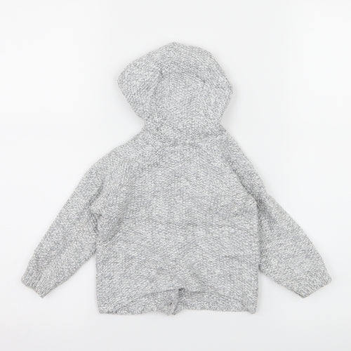 Marks and Spencer Baby Grey  Knit Cardigan Jumper Size 9-12 Months