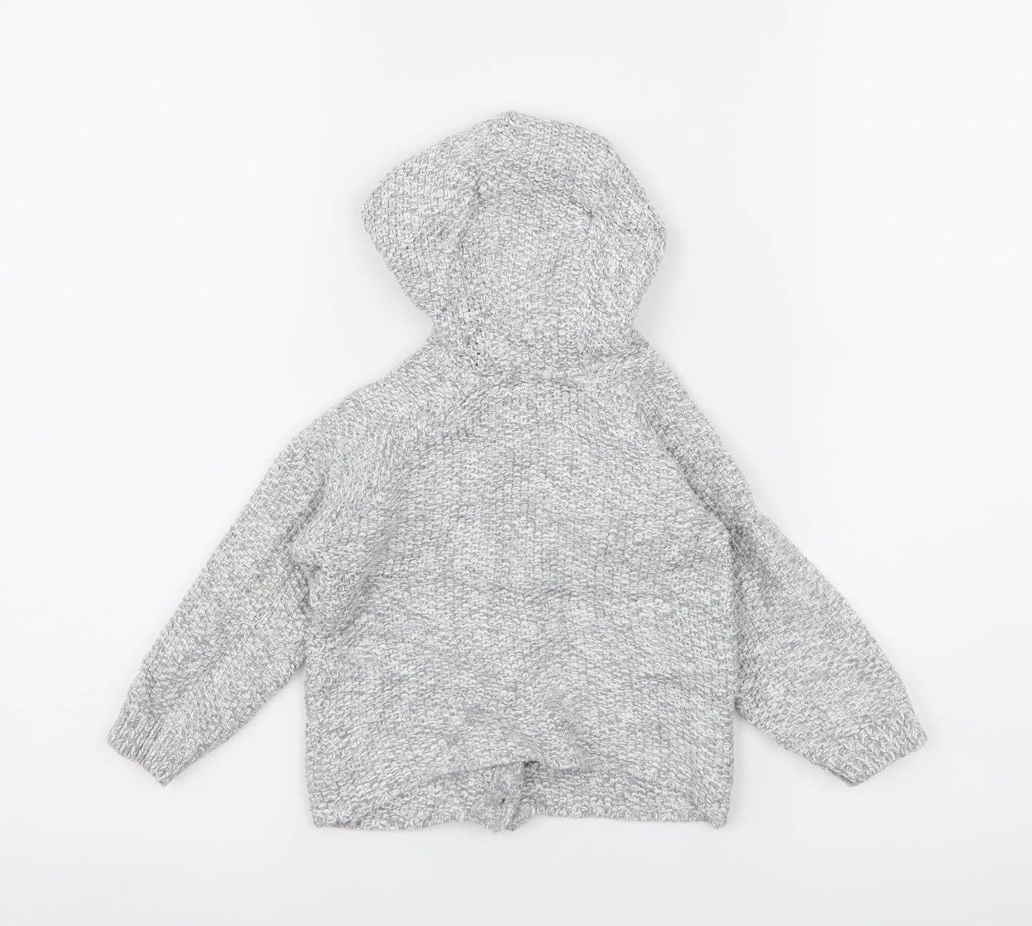 Marks and Spencer Baby Grey  Knit Cardigan Jumper Size 9-12 Months