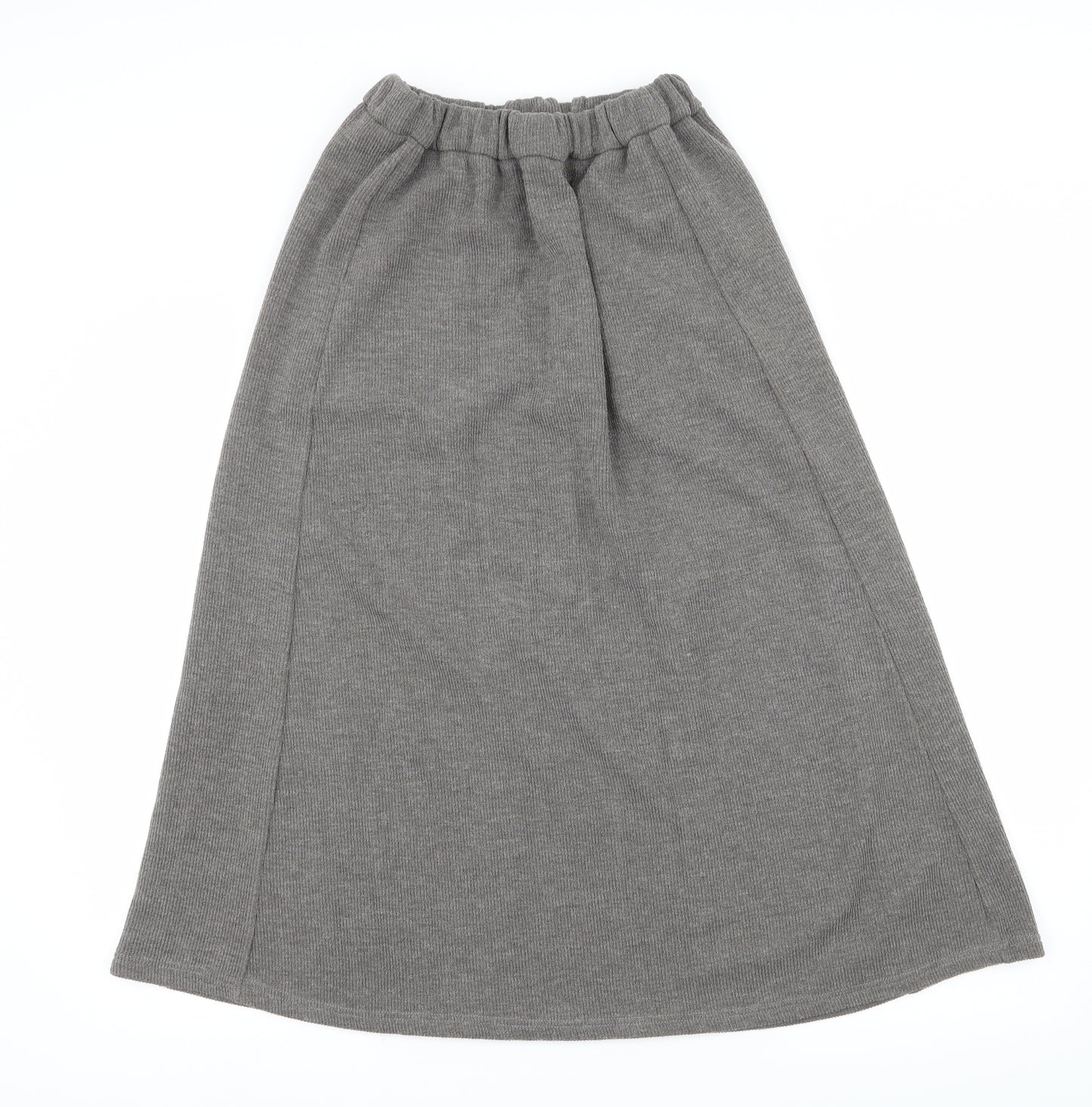 Milk Rabbit Womens Grey  Knit Straight & Pencil Skirt Size S