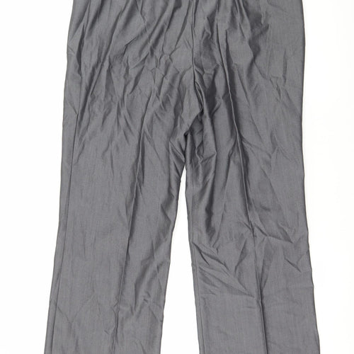 Basler Mens Grey   Trousers  Size 34 in L28 in