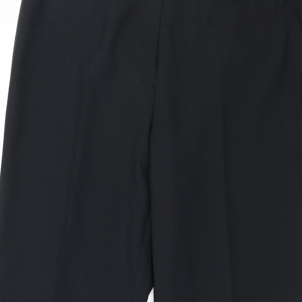 M&Co Womens Black   Trousers  Size 14 L27 in