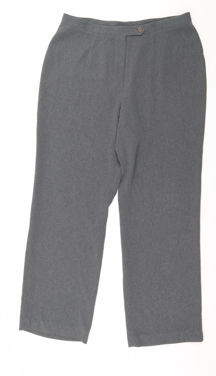 Principles Womens Grey   Trousers  Size 16 L28 in