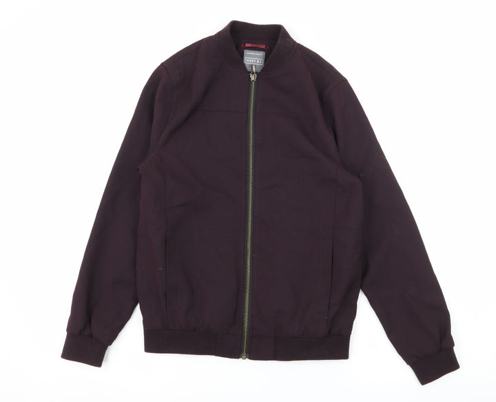 NEXT Girls Purple Bomber Jacket Jacket Size 10 Years