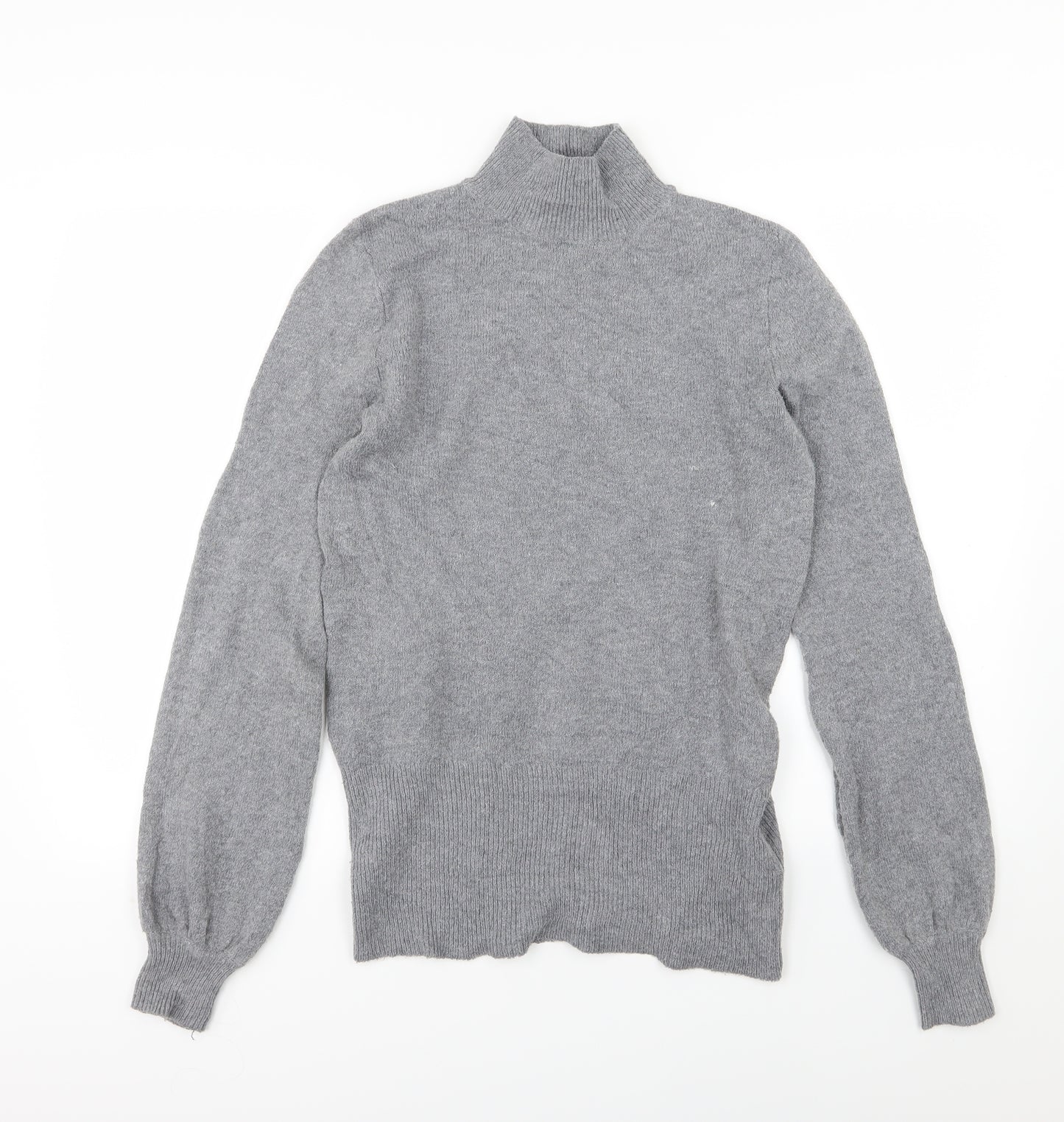 Oasis Womens Grey  Knit Pullover Jumper Size S