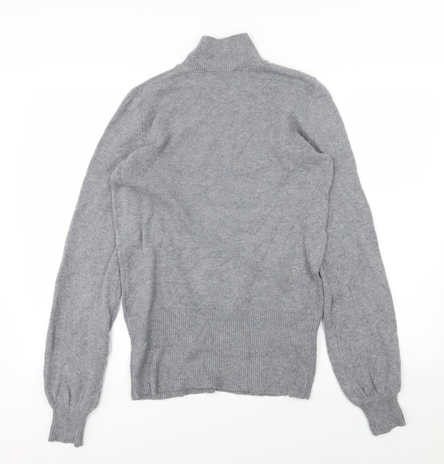 Oasis Womens Grey  Knit Pullover Jumper Size S