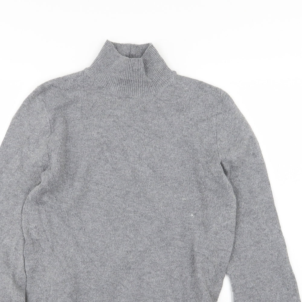 Oasis Womens Grey  Knit Pullover Jumper Size S