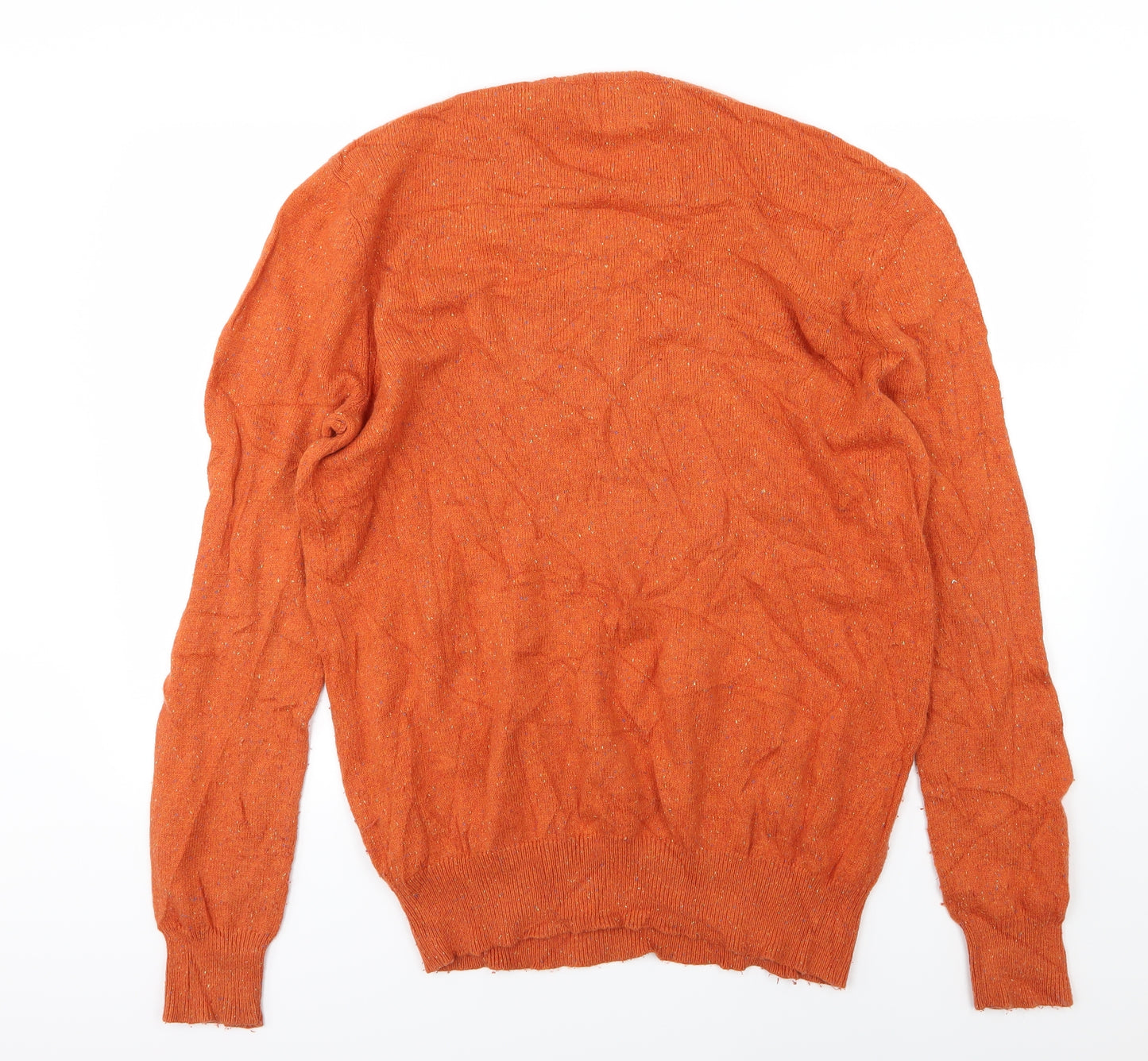 Reflectory Mens Orange  Knit Pullover Jumper Size XL