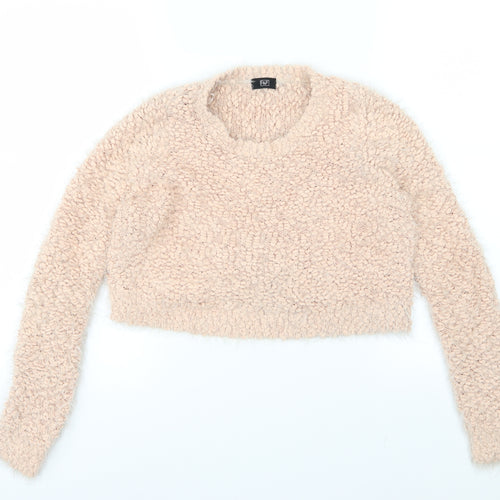F&F Womens Pink  Knit Pullover Jumper Size 6