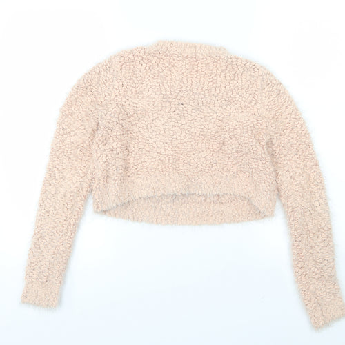 F&F Womens Pink  Knit Pullover Jumper Size 6