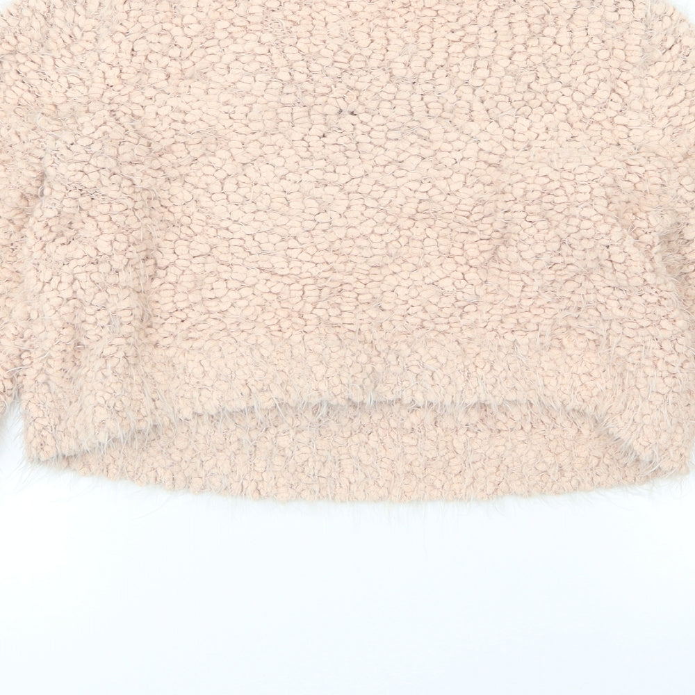 F&F Womens Pink  Knit Pullover Jumper Size 6