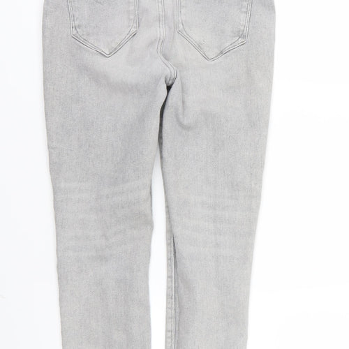 River Island Womens Grey  Denim Skinny Jeans Size 14 L24 in - Molly