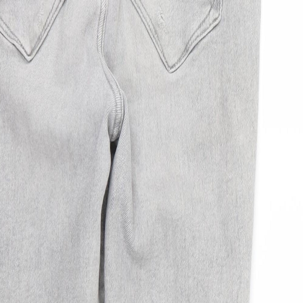 River Island Womens Grey  Denim Skinny Jeans Size 14 L24 in - Molly