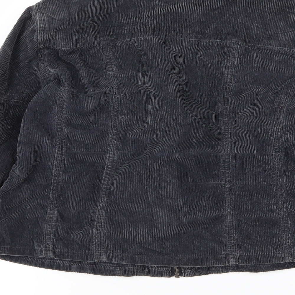 Papaya Womens Grey  Corduroy Jacket  Size 14