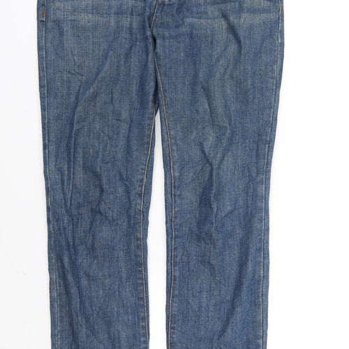 ASOS Mens Blue  Denim Straight Jeans Size 32 L30 in