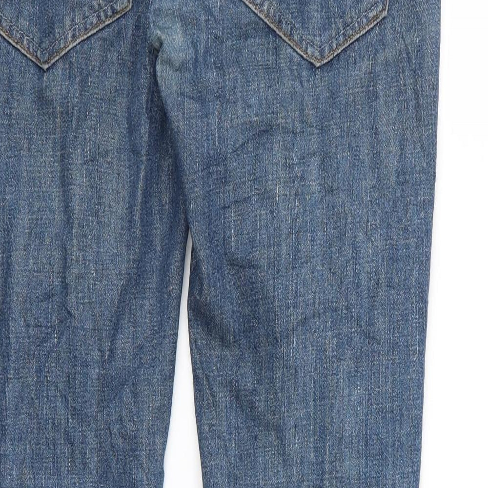 ASOS Mens Blue  Denim Straight Jeans Size 32 L30 in