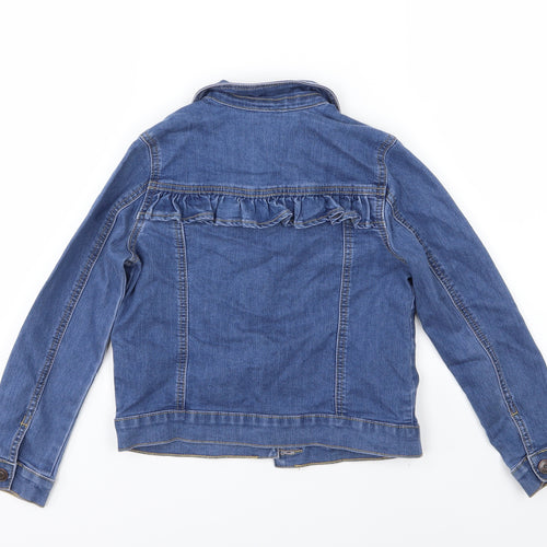 George Girls Blue  Denim Jacket  Size 8-9 Years
