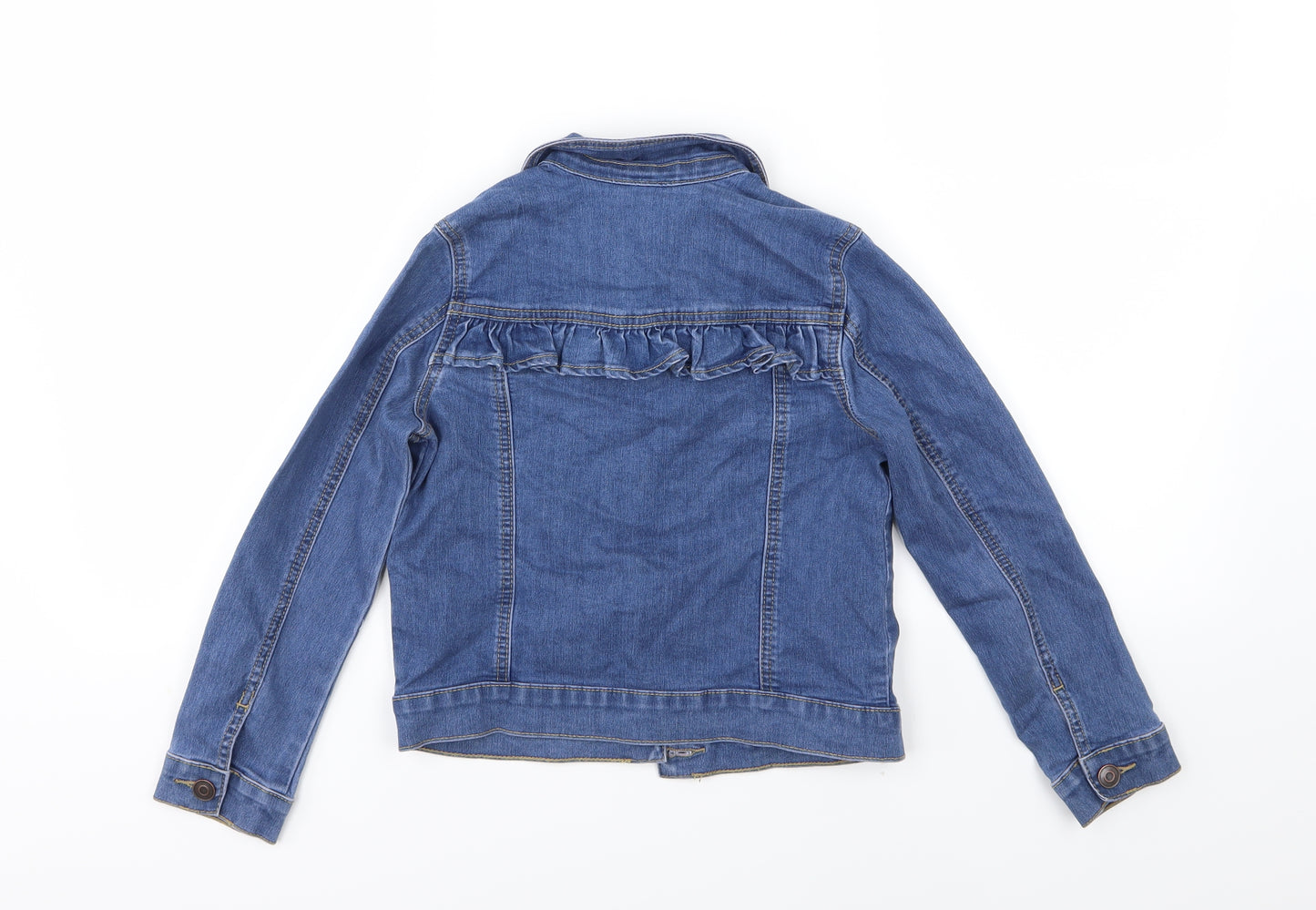 George Girls Blue  Denim Jacket  Size 8-9 Years