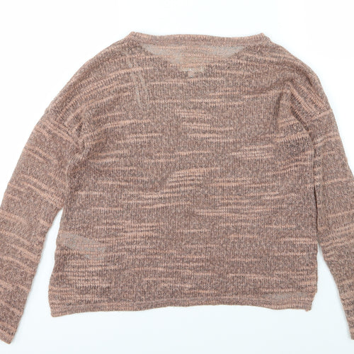 New Look Womens Pink  Knit Pullover Jumper Size 8