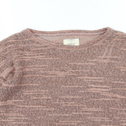 New Look Womens Pink  Knit Pullover Jumper Size 8