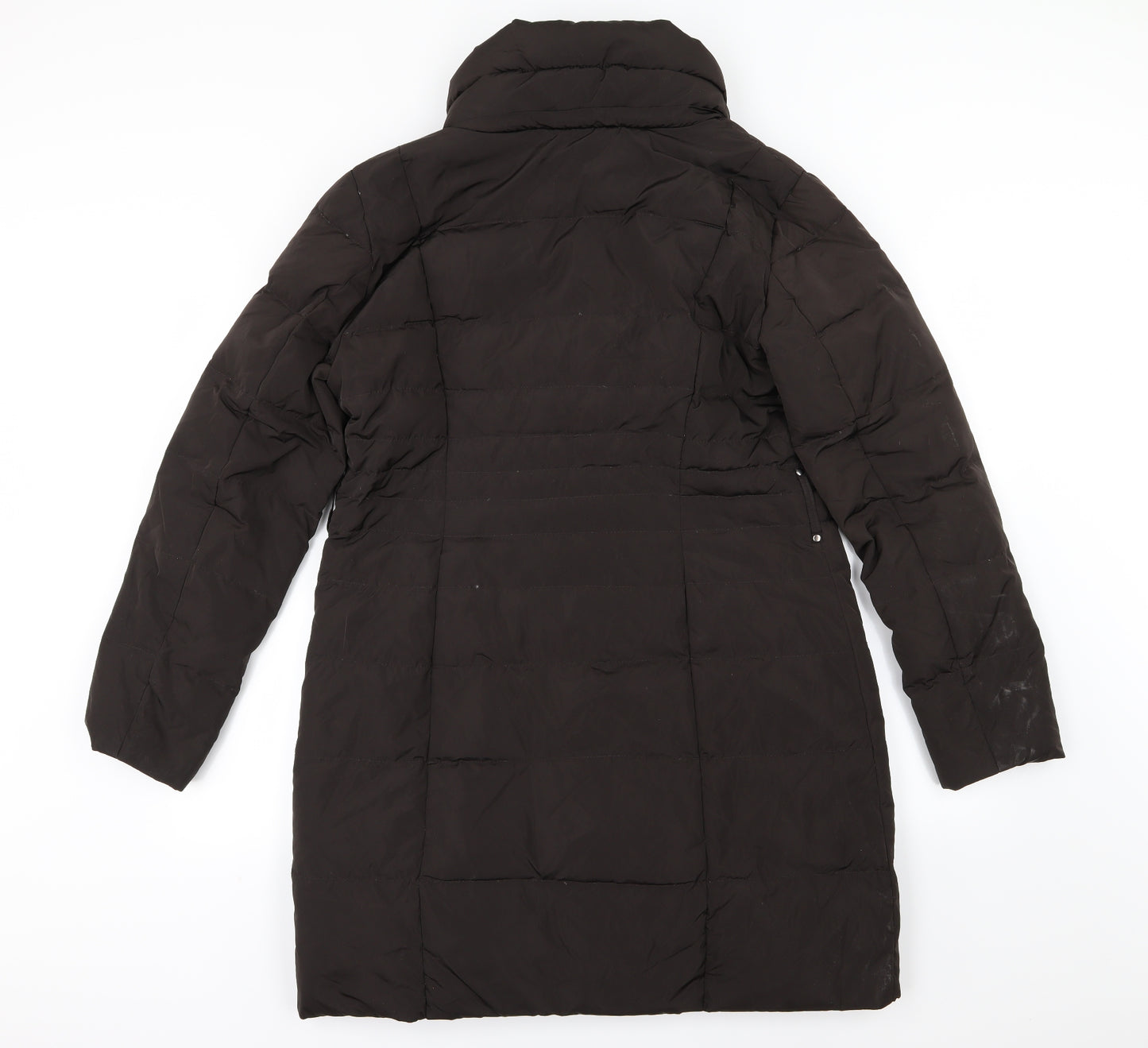 Phase Eight Womens Brown   Overcoat Coat Size 14