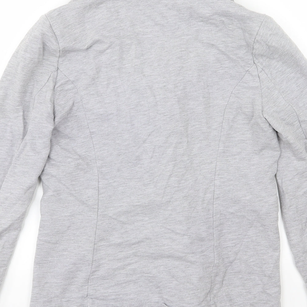 Atmosphere Womens Grey  Jersey Jacket Blazer Size 12