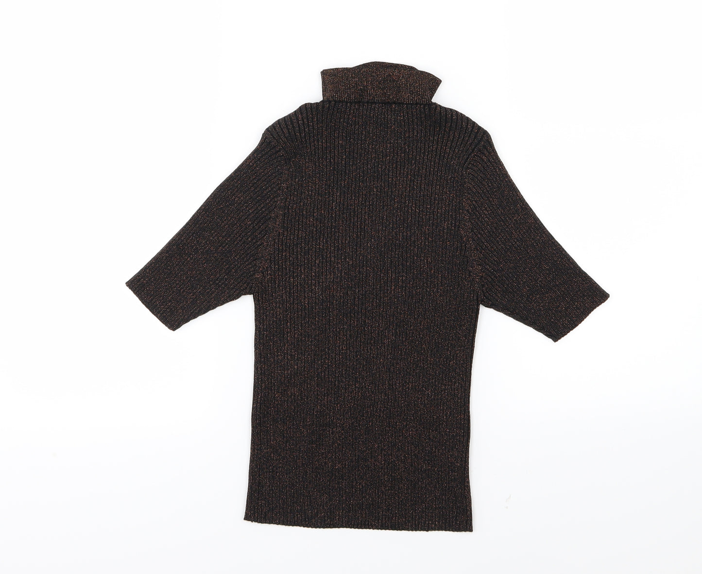 New Look Womens Brown  Knit Pullover Jumper Size 10
